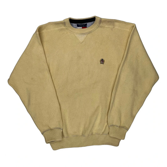 Tommy Hilfiger Jumper - Large Yellow Cotton