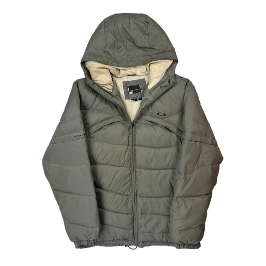 Vintage Oakley Puffer - Large Grey Polyester