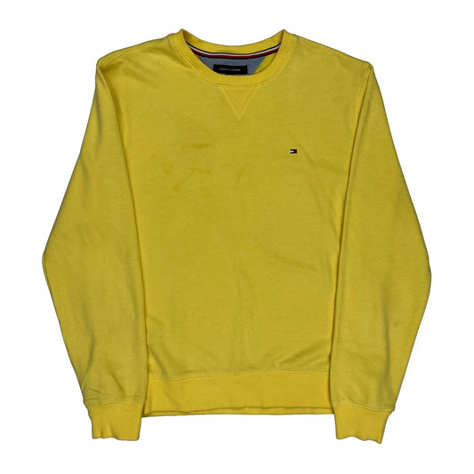 Tommy Hilfiger Sweatshirt - Large Yellow Cotton