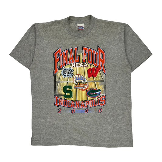 Ncaa Final Four 2000 Sport Ncaa T-Shirt - Large Grey Cotton