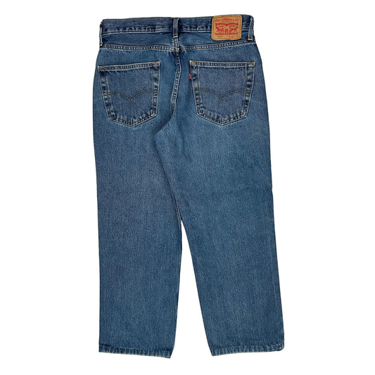 550 Levis Jeans - 32W 27L Blue Cotton