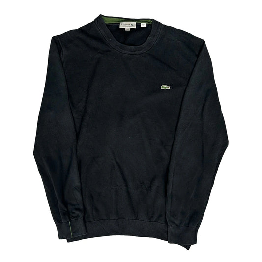 Lacoste Jumper - Large Black Cotton