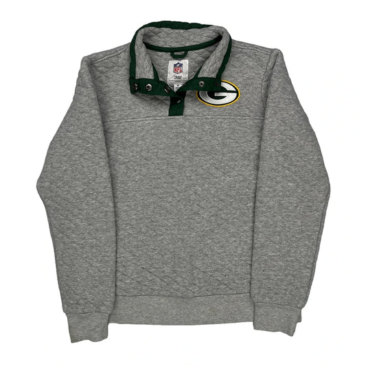 Green Bay Packers Nfl Sweatshirt - Medium Grey Cotton Blend