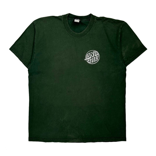 Santa Cruz T-Shirt - Large Green Cotton
