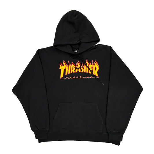 Magazine Thrasher Graphic Hoodie - 2XL Black Cotton