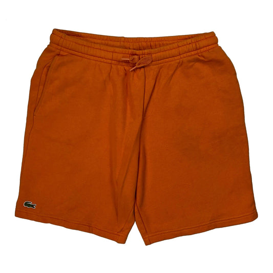 Lacoste Sport Shorts - Large Orange Cotton