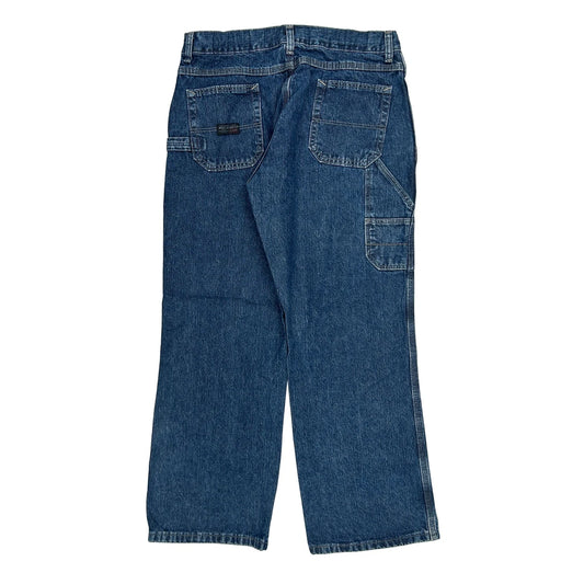 Age 16 Husky Unbranded Jeans - 28W 27L Blue Cotton