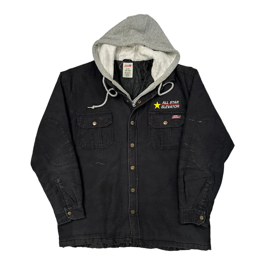 All Star Elevator Dickies Graphic Jacket - Large Black Cotton
