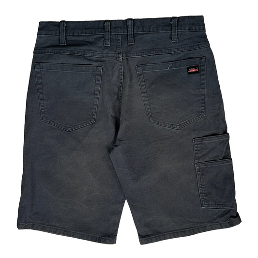 Dickies Carpenter Shorts - 32W 11L Grey Cotton