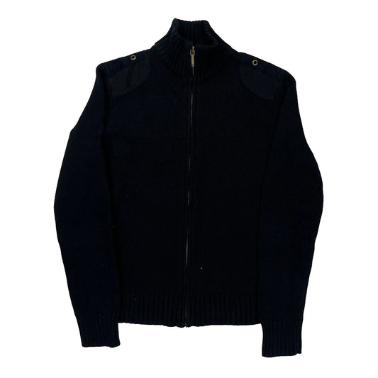 Ralph Lauren Zip Up - Medium Black Cotton
