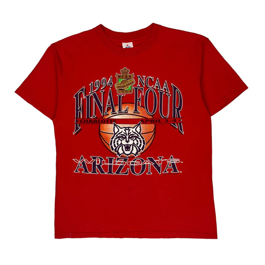 1994 Ncaa Final Four Miller Single Stitch T-Shirt - Large Red Cotton