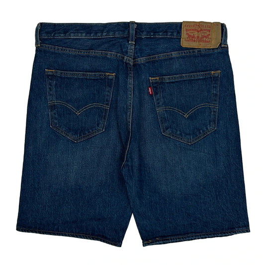 Levis Denim Shorts - 34W 10L Blue Denim