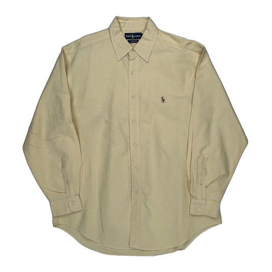 Ralph Lauren Shirt - Large Yellow Cotton
