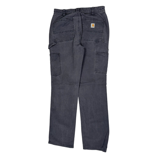 Carhartt Carpenter Trousers - 28W UK 8 Grey Cotton