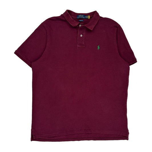 Polo By Ralph Lauren Polo Shirt - XL Burgundy Cotton