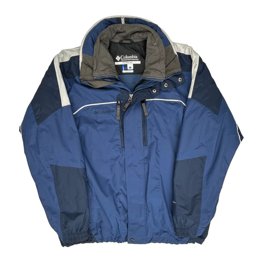 Columbia Ski Jacket - Large Navy Polyester