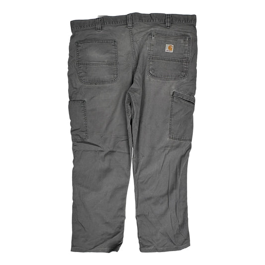 Vintage Carhartt Double Knee Cargo Trousers - 38W 27L Grey Cotton