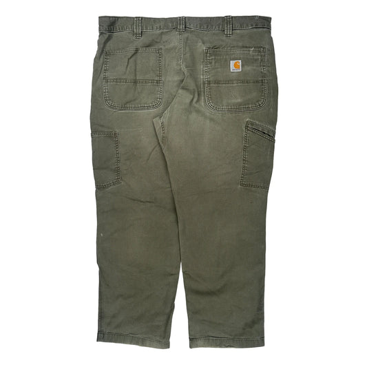 Carhartt Cargo Trousers - 40W 30L Green Cotton