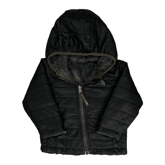 Age 2-3 The North Face Puffer - XS Black Faux Fur