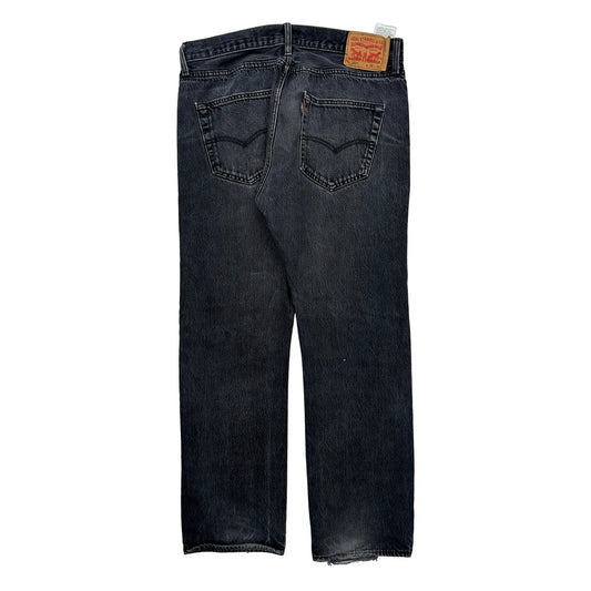 501 Levis Jeans - 34W 30L Black Denim