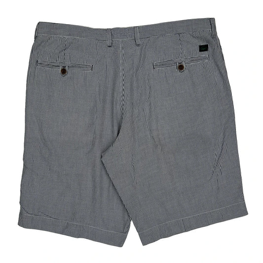 Hugo Boss Checked Shorts - 36W 11L Grey Cotton