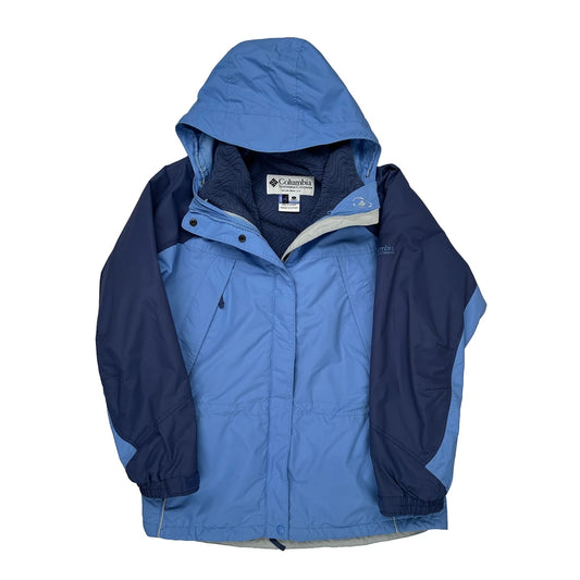 Columbia Waterproof Jacket - Large Navy Polyester