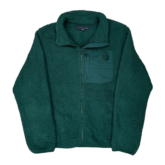 Tommy Hilfiger Fleece Jacket - Large Green Polyester