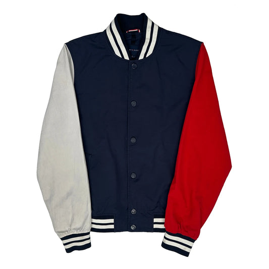 Tommy Hilfiger Varsity Jacket - Medium Navy Cotton