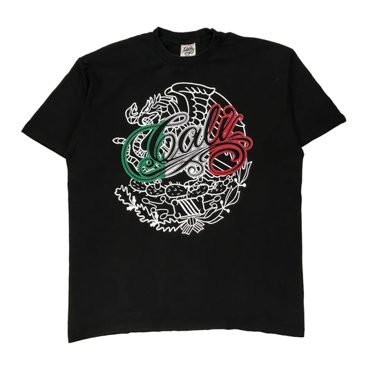 Cali Ink Graphic T-Shirt - 3XL Black Cotton