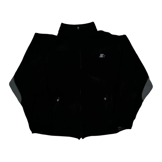Starter Fleece Jacket - Medium Black Polyester