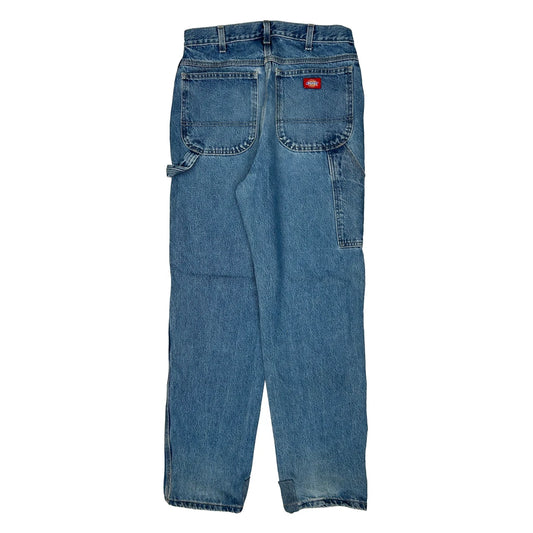 Dickies Carpenter Jeans - 30W 31L Blue Cotton