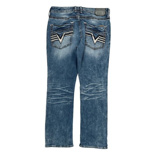 Buckle Jeans - 36W UK 14 Light Wash Cotton