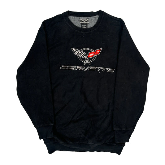 Corvette Steve And Barrys Graphic Sweatshirt - XL Black Cotton Blend