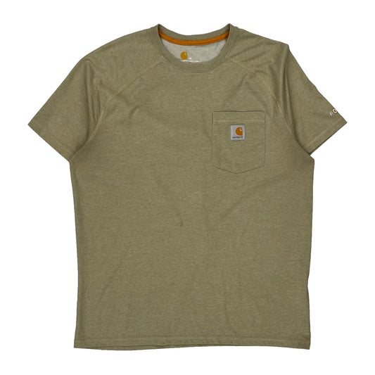 Relaxed Fit Carhartt T-Shirt - Medium Beige Cotton