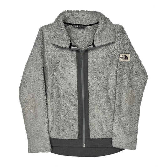 Vintage The North Face Fleece Jacket - Medium Grey Polyester