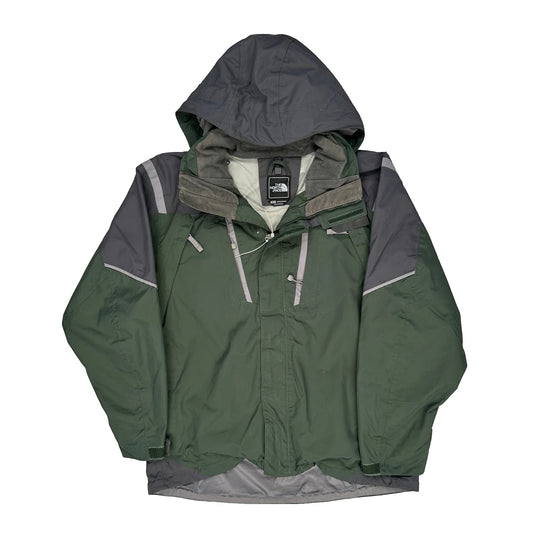 Vintage The North Face Waterproof Ski Jacket - Medium Green Polyester