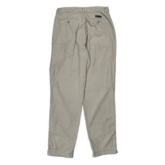 Chaps Ralph Lauren Cord Trousers - 34W 34L Beige Cotton