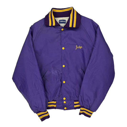 Indian Trail Band Holloway College Varsity Jacket - Medium Purple Polyester