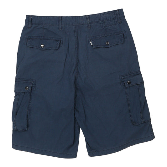 Vintage navy Levis Cargo Shorts - mens 34" waist