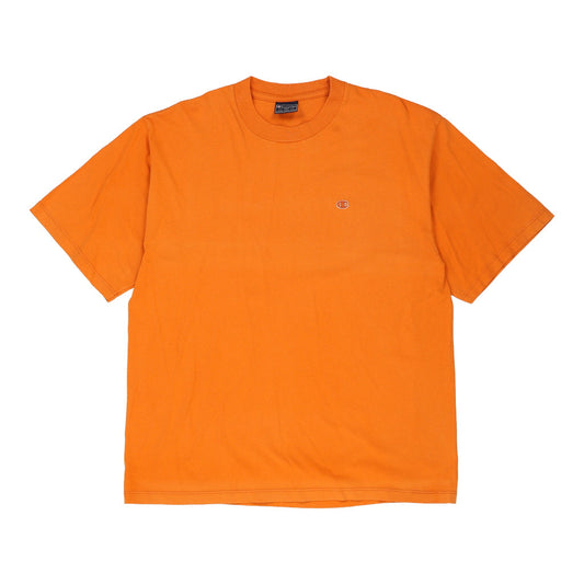 Vintage orange Champion T-Shirt - mens x-large