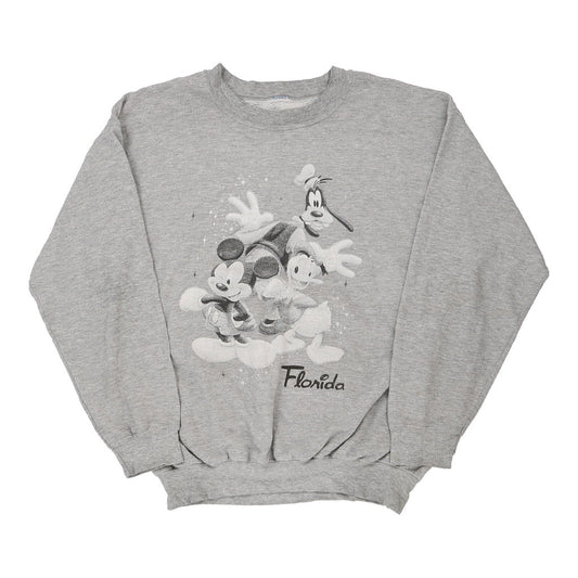 Vintage grey Florida Disney Sweatshirt - womens x-large