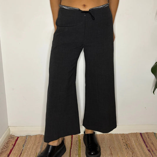 Vintage grey Lorella  Braglia Trousers - womens 28" waist