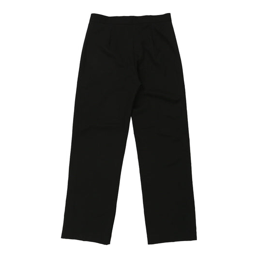 Vintage Unbranded Trousers - 32W UK 14 Black Polyester
