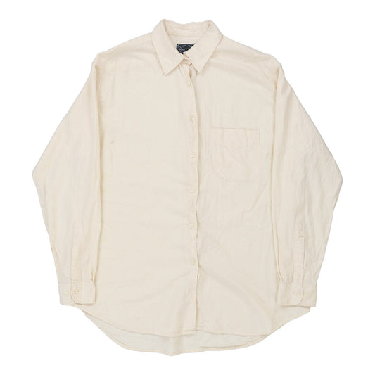 Vintage Blue Eagle Les Copains Shirt - XL Cream Cotton