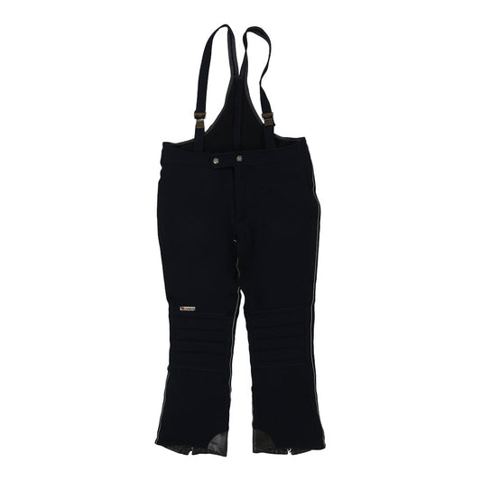 Vintage Cobor Ski Trousers - Large Navy Nylon Blend