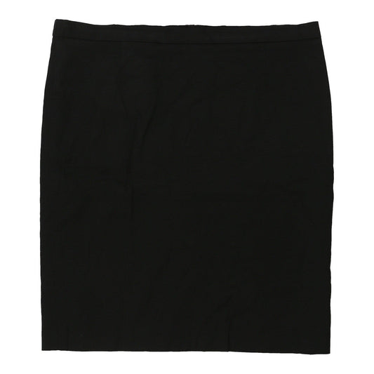 Vintage Perte By Krizia Mini Skirt - 40W UK 18 Black Viscose Blend