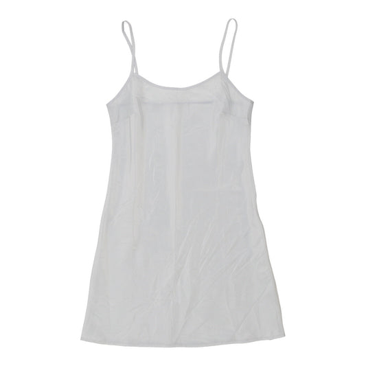 Vintage Unbranded Slip Dress - Large Blue Polyester