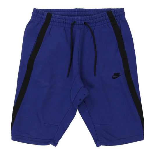 Vintage Nike Shorts - Large Blue Cotton Blend