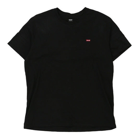Vintage Levis T-Shirt - Large Black Cotton