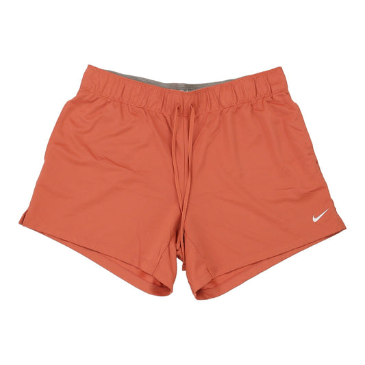 Vintage Nike Sport Shorts - Medium Orange Polyester